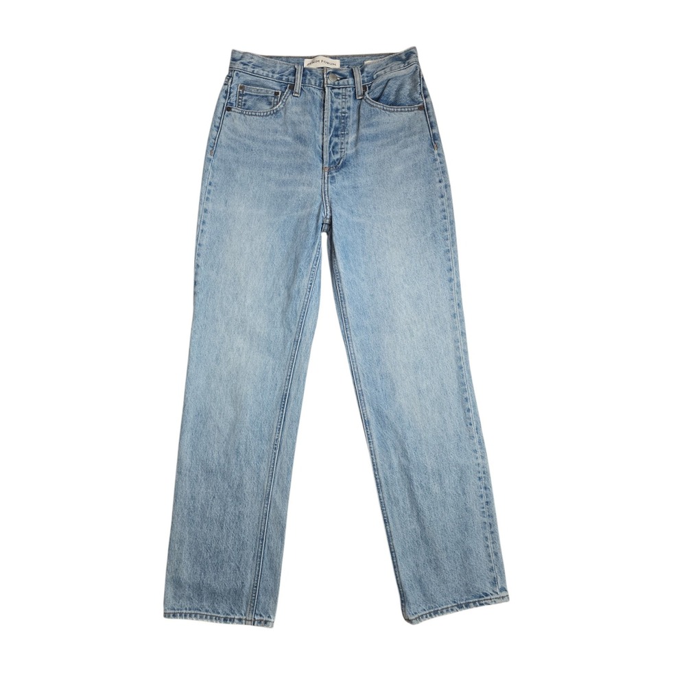 Aritzia Denim Forum Joni High Rise Loose 29L Jeans size 24 Light Wash